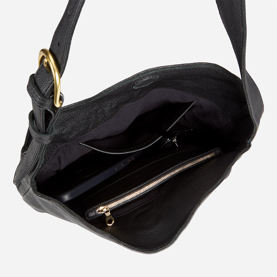 Saba Milled Leather Folded Shoulder Bag – Handcrafted in Ethiopia - Image 5