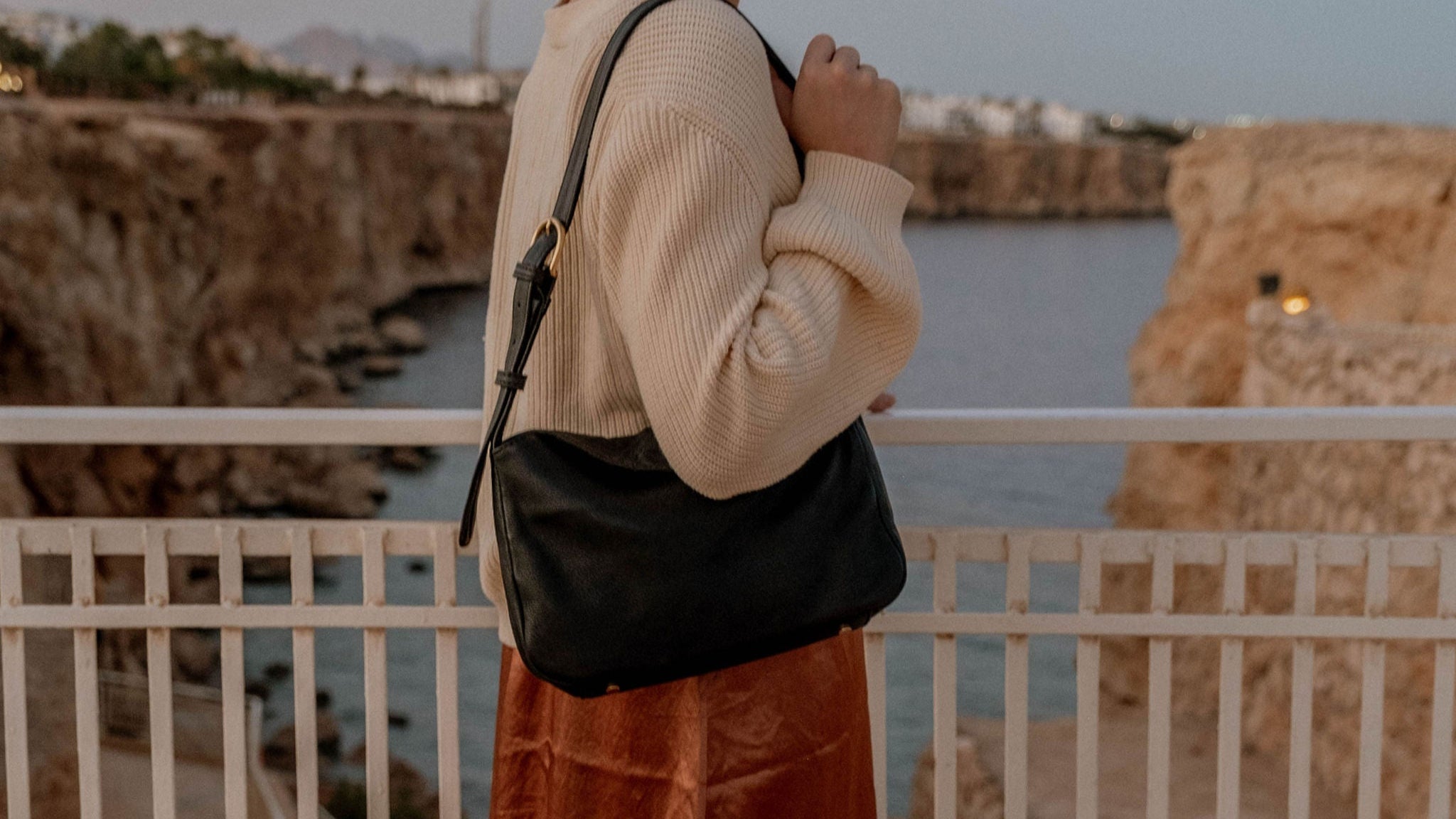 Saba Milled Leather Folded Shoulder Bag – Handcrafted in Ethiopia - Image 8