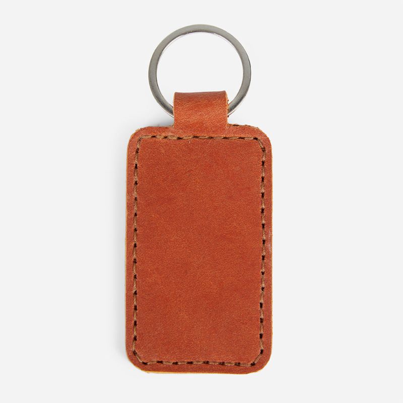 Jalin Full-Grain Leather Keychain – Handcrafted in Ethiopia