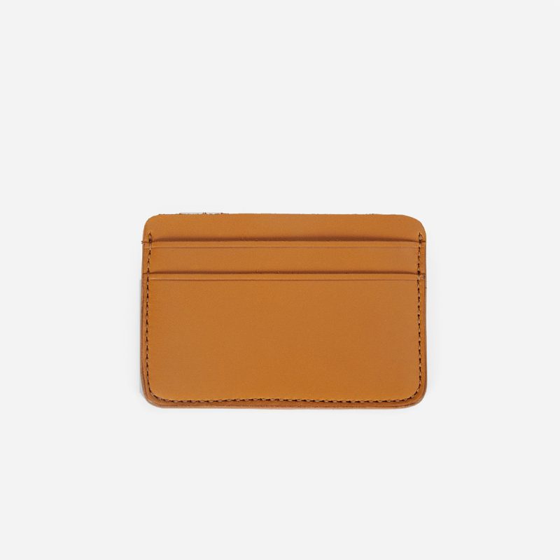 Clayton Full-Grain Leather Card Wallet – Slim 3-Slot Wallet, Handcrafted in Ethiopia