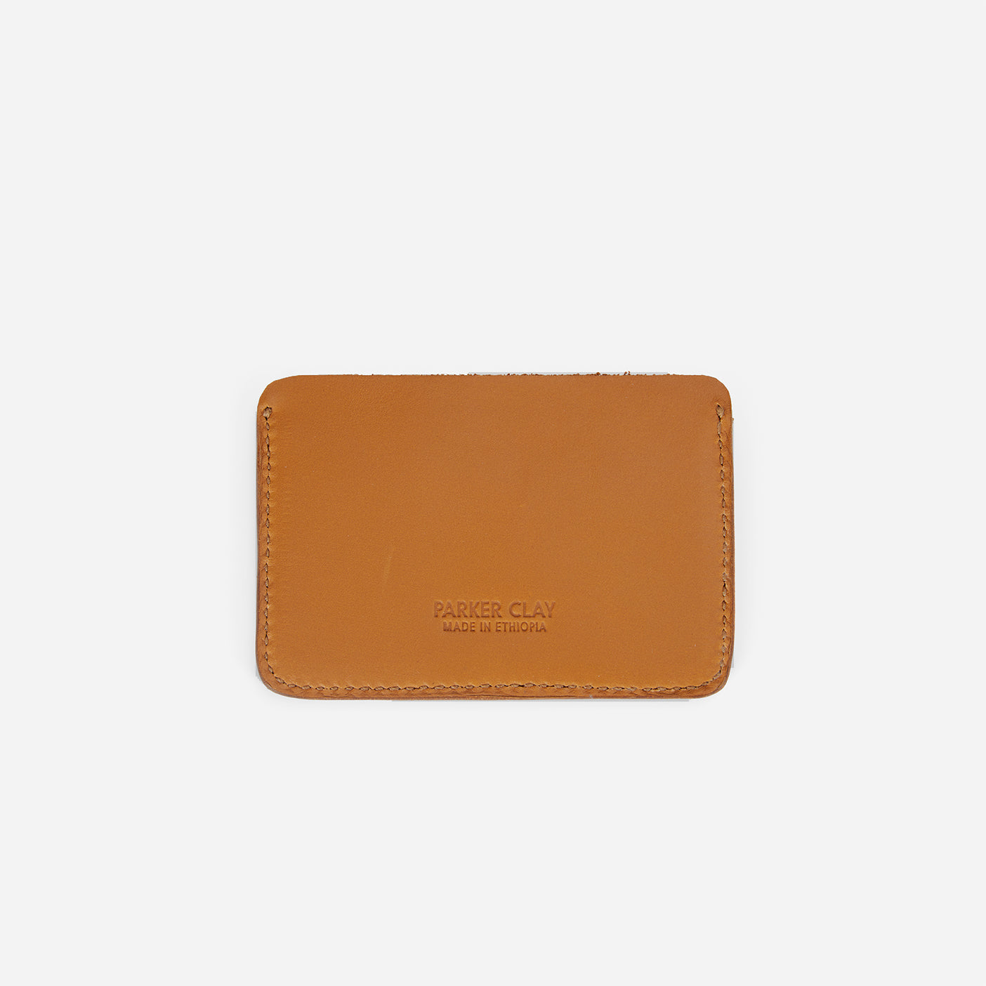 Clayton Full-Grain Leather Card Wallet – Slim 3-Slot Wallet, Handcrafted in Ethiopia - Image 3