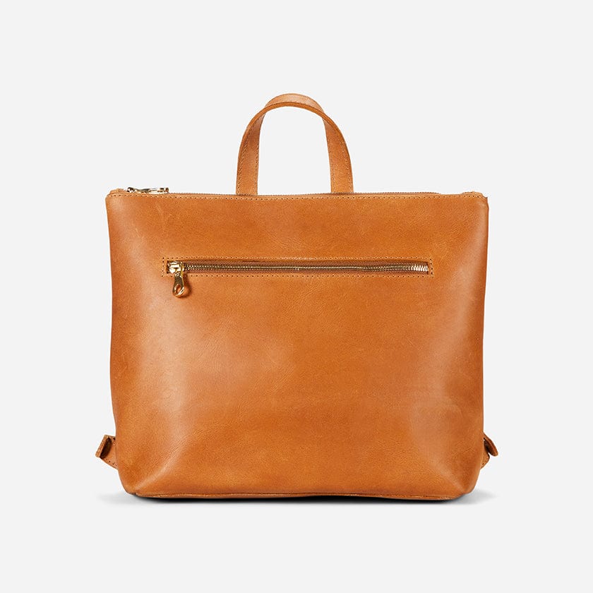 Miramar Mini Full-Grain Leather Backpack – Handcrafted in Ethiopia