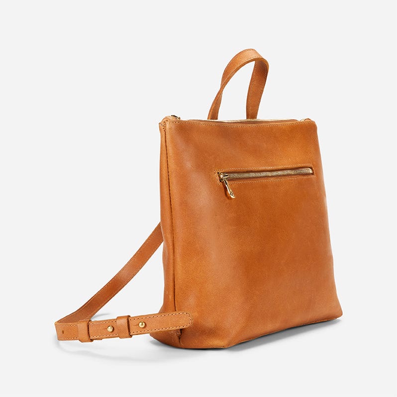 Miramar Mini Full-Grain Leather Backpack – Handcrafted in Ethiopia - Image 3