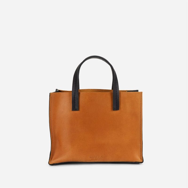Avila Mini Leather Tote Bag – Handcrafted in Ethiopia