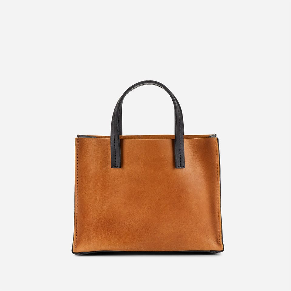 Avila Mini Leather Tote Bag – Handcrafted in Ethiopia - Image 3