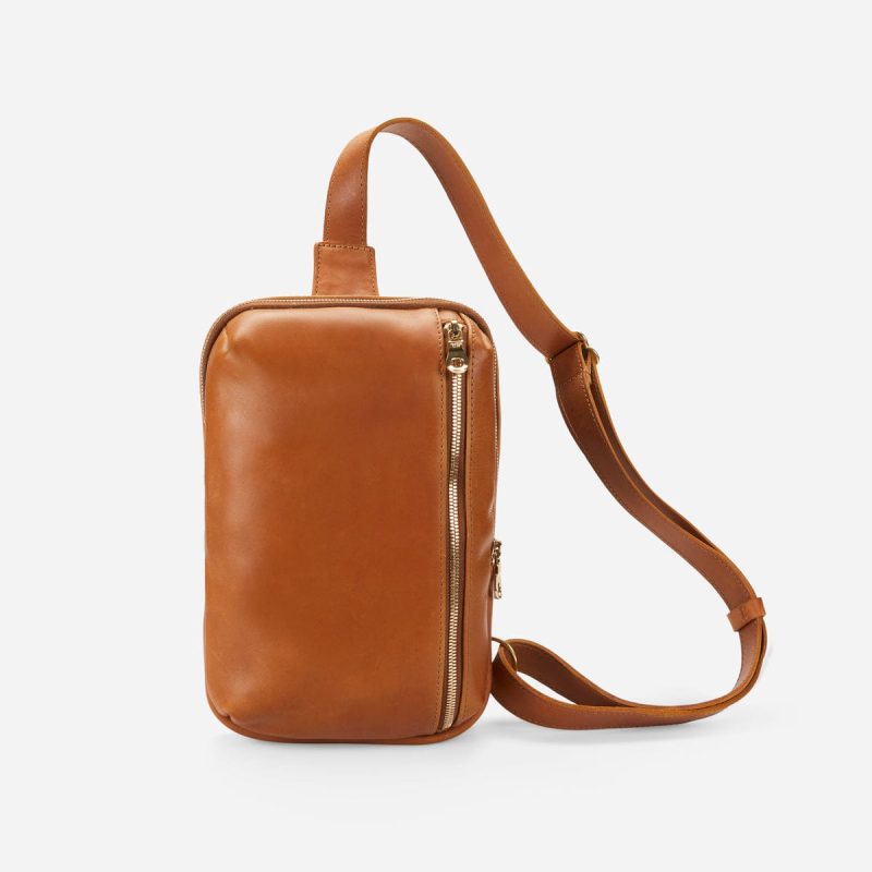Bale Full-Grain Leather Sling Bag – Handcrafted in Ethiopia