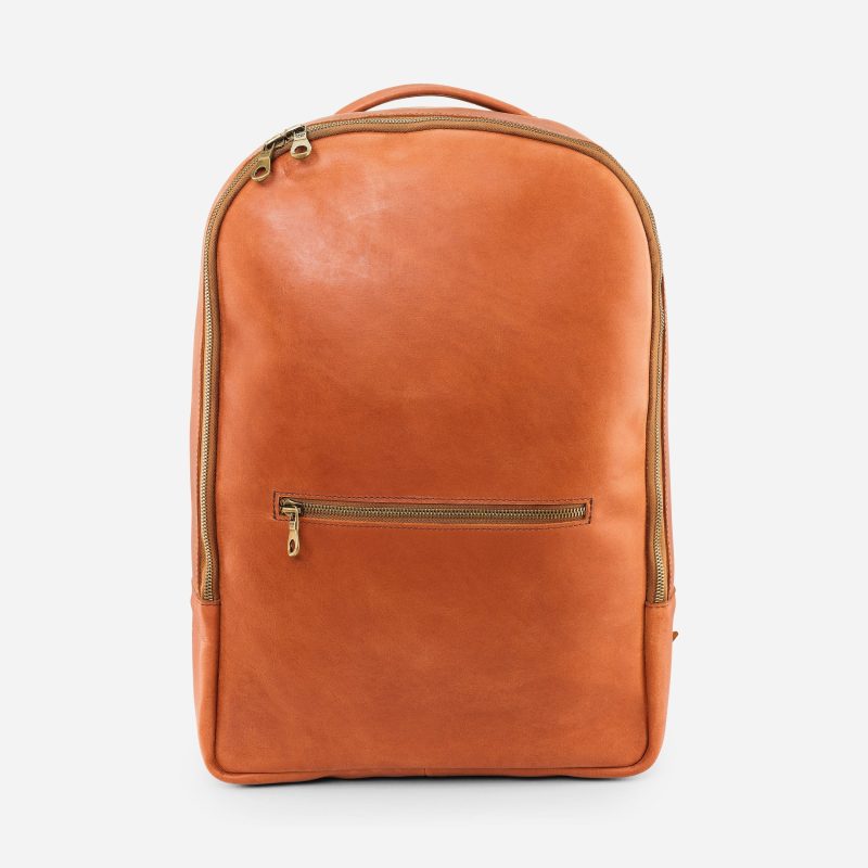 Atlas Full-Grain Leather Backpack – Parker Clay Flagship, Handcrafted in Ethiopia