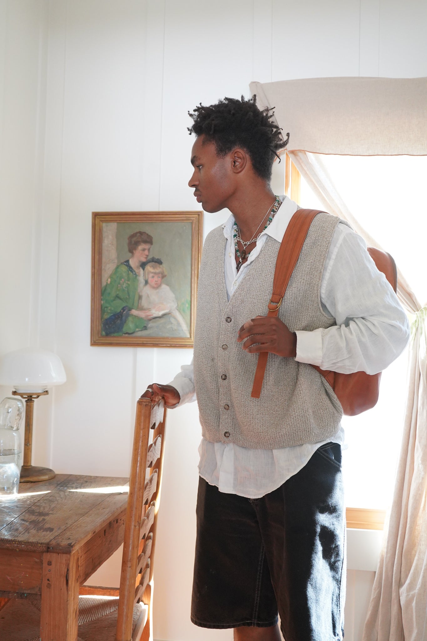 Atlas Full-Grain Leather Backpack – Parker Clay Flagship, Handcrafted in Ethiopia - Image 7