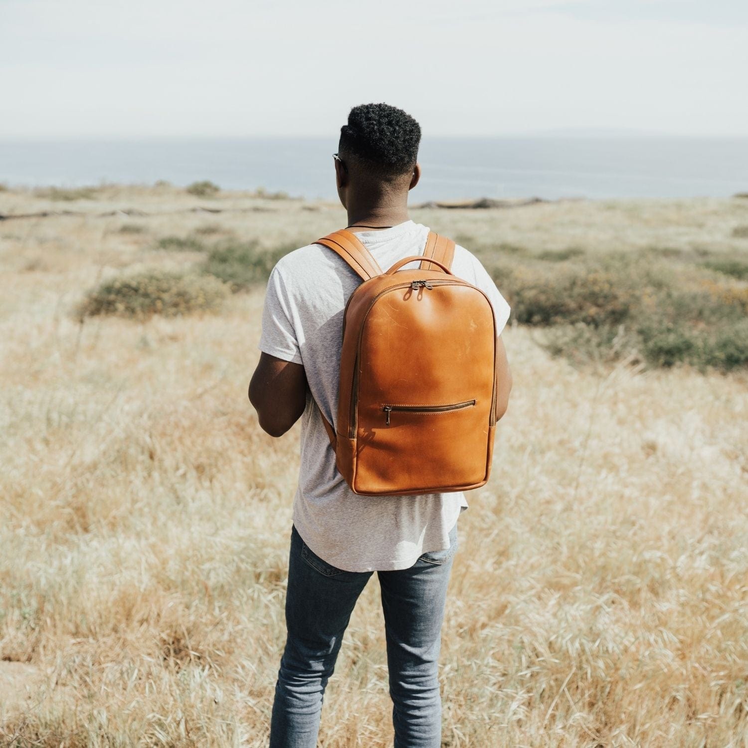 Atlas Full-Grain Leather Backpack – Parker Clay Flagship, Handcrafted in Ethiopia - Image 8