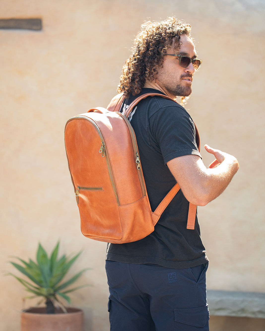 Atlas Full-Grain Leather Backpack – Parker Clay Flagship, Handcrafted in Ethiopia - Image 9