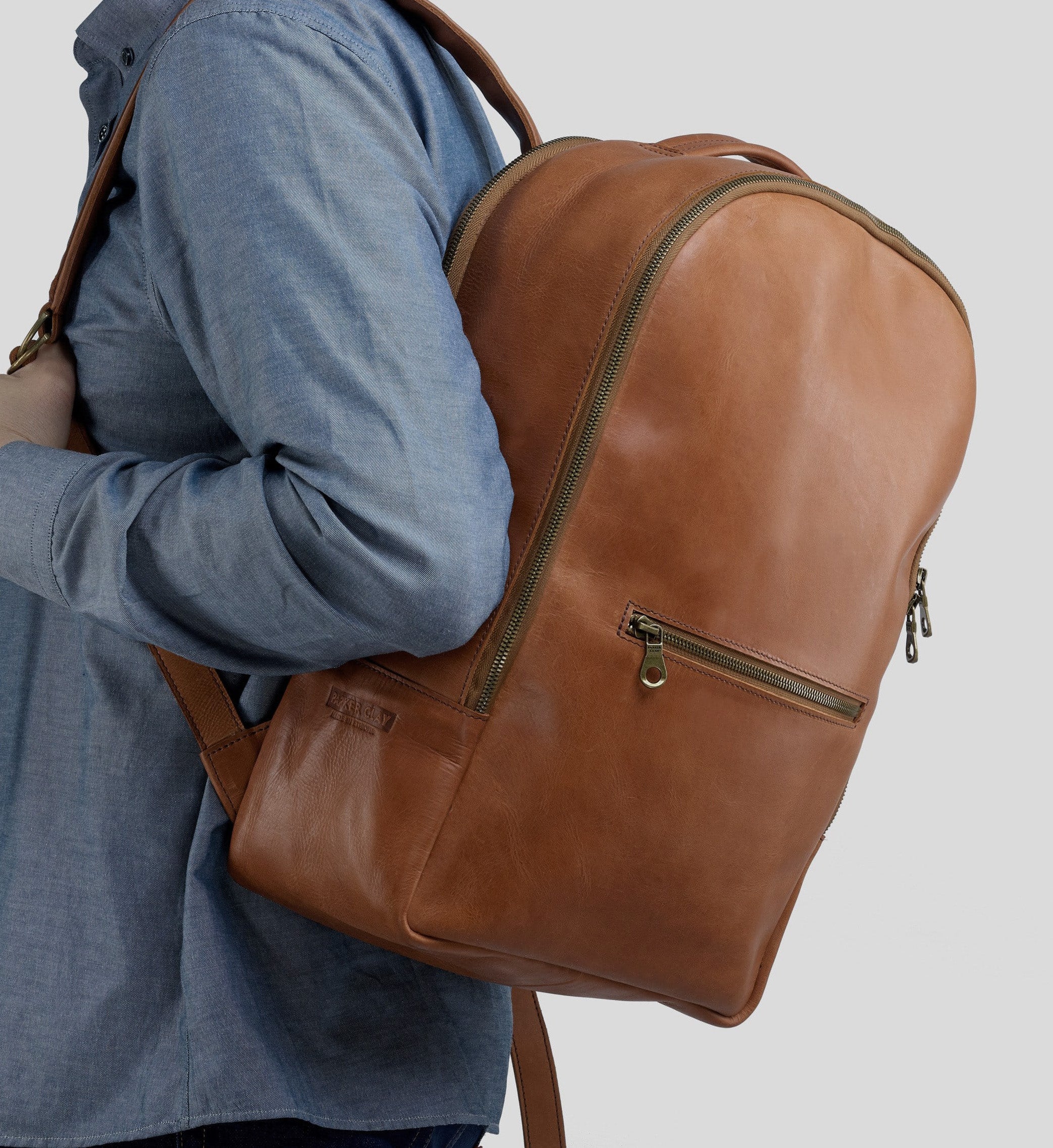 Atlas Full-Grain Leather Backpack – Parker Clay Flagship, Handcrafted in Ethiopia - Image 11