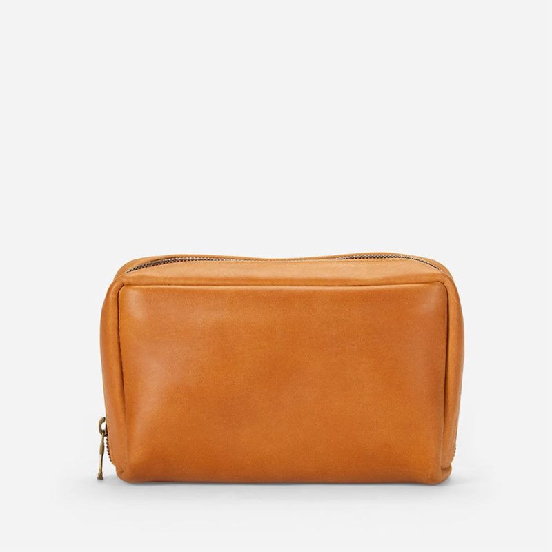 Olea Full-Grain Leather Organizer Pouch – Handcrafted in Ethiopia