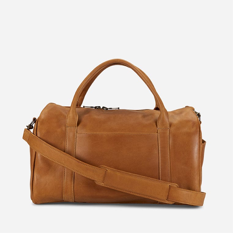 San Ysidro Full-Grain Leather Weekender Duffle – Handcrafted in Ethiopia