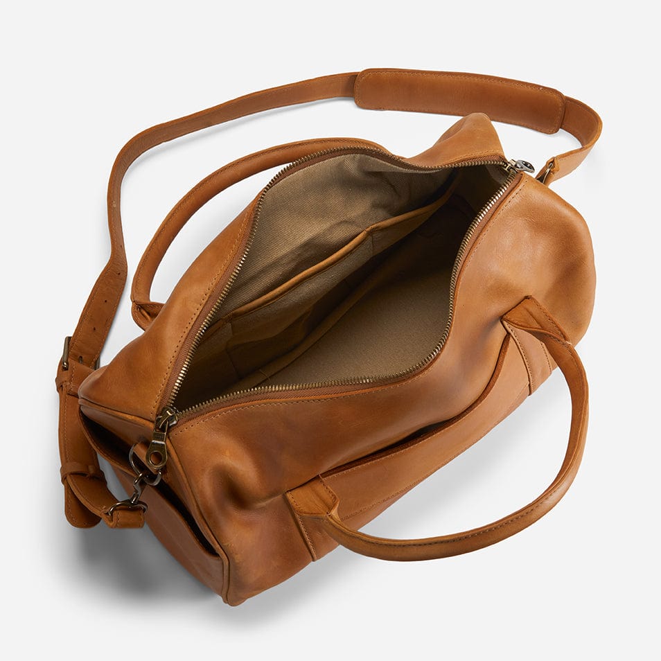 San Ysidro Full-Grain Leather Weekender Duffle – Handcrafted in Ethiopia - Image 9