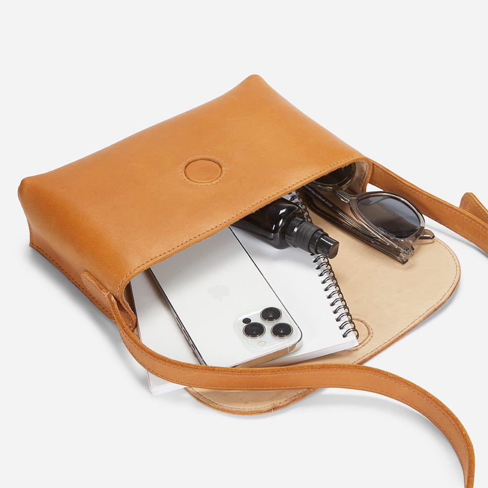 City Full-Grain Leather Crossbody Bag – Handcrafted in Ethiopia - Image 6