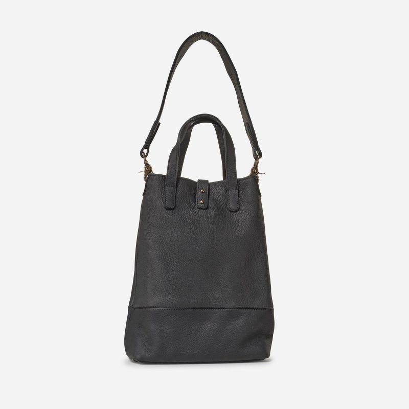 Valley Full-Grain Leather Wine Tote – Convertible Shoulder Bag, Handcrafted in Ethiopia