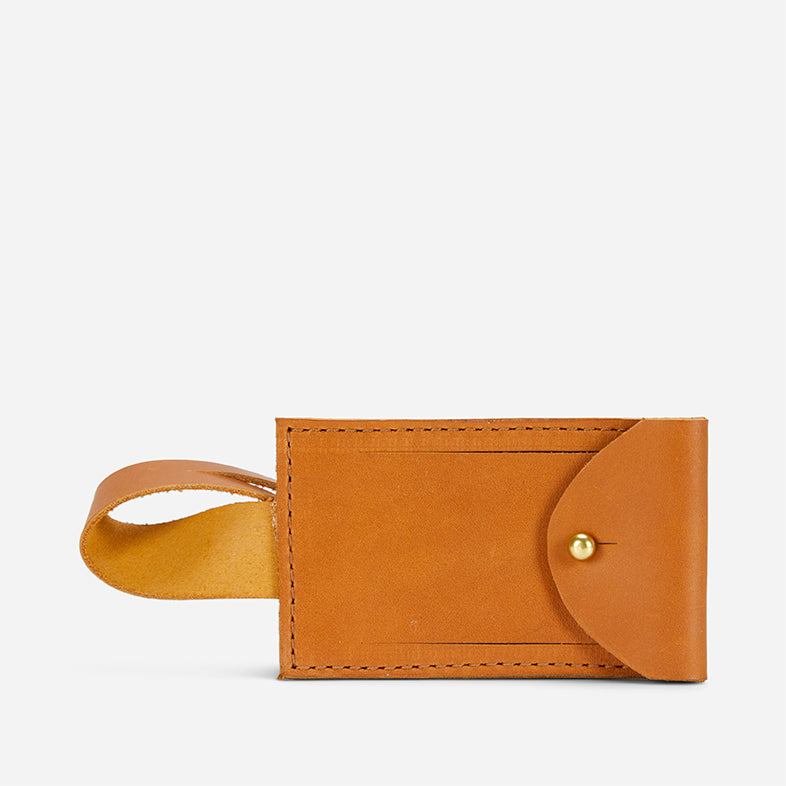 805 Leather Luggage Tag – Handcrafted in Ethiopia
