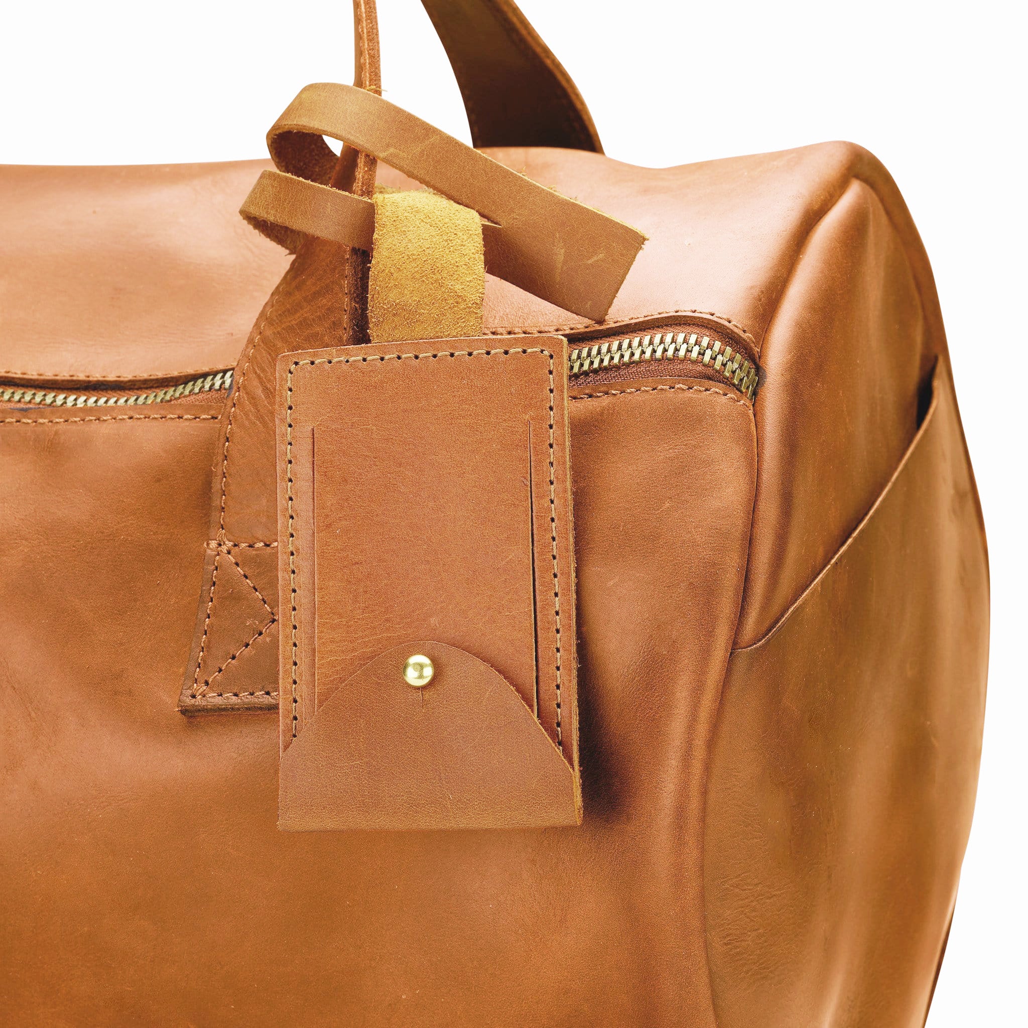 805 Leather Luggage Tag – Handcrafted in Ethiopia - Image 2