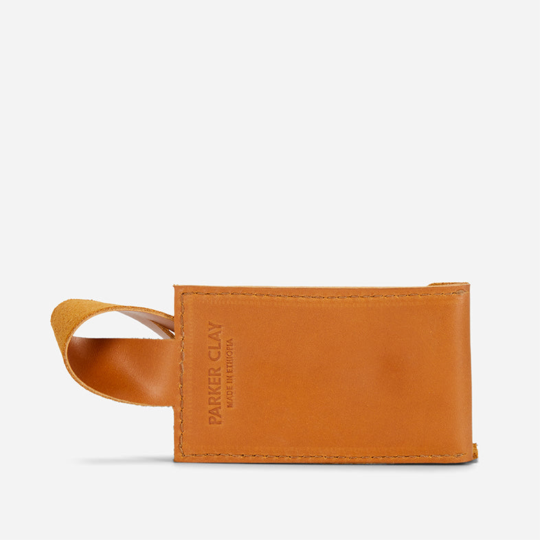 805 Leather Luggage Tag – Handcrafted in Ethiopia - Image 3