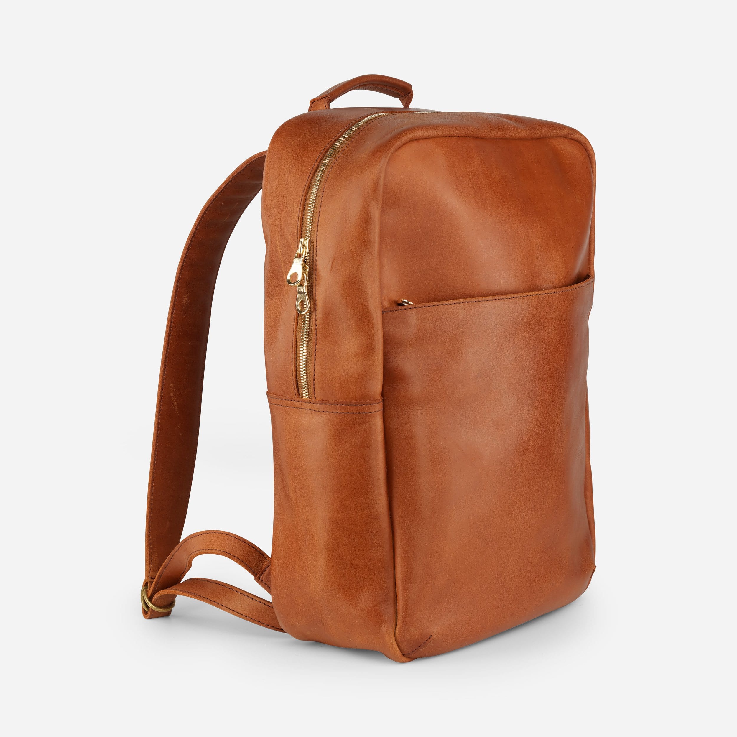 Mari Full-Grain Leather Backpack – Handcrafted in Ethiopia - Image 3