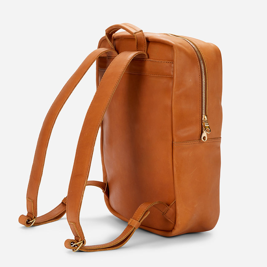 Mari Full-Grain Leather Backpack – Handcrafted in Ethiopia - Image 6