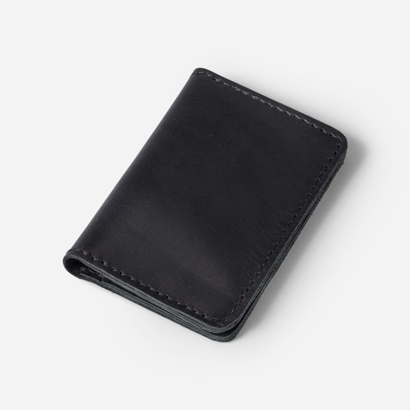 Figueroa Full-Grain Leather Fold Over Card Wallet – Handcrafted in Ethiopia