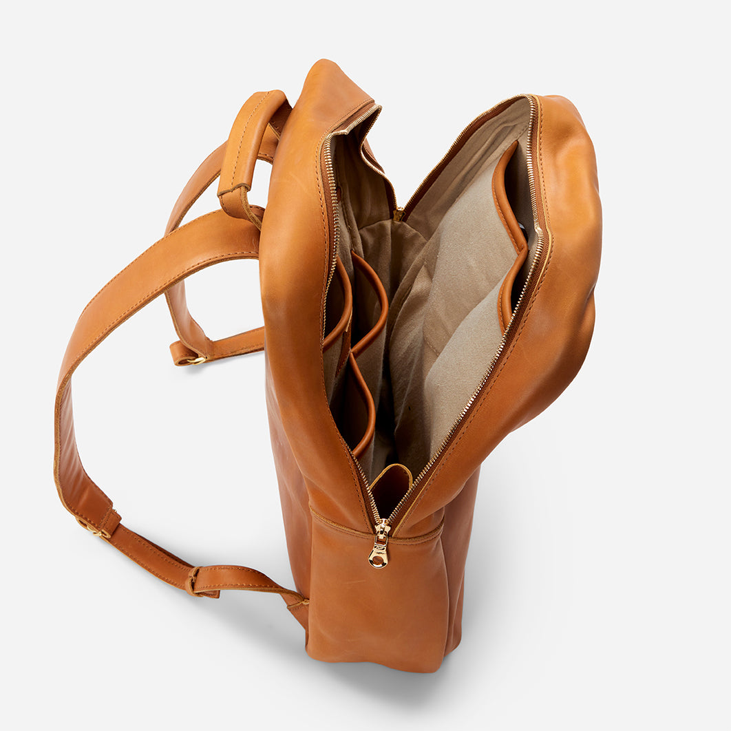 Mari Full-Grain Leather Backpack – Handcrafted in Ethiopia - Image 8