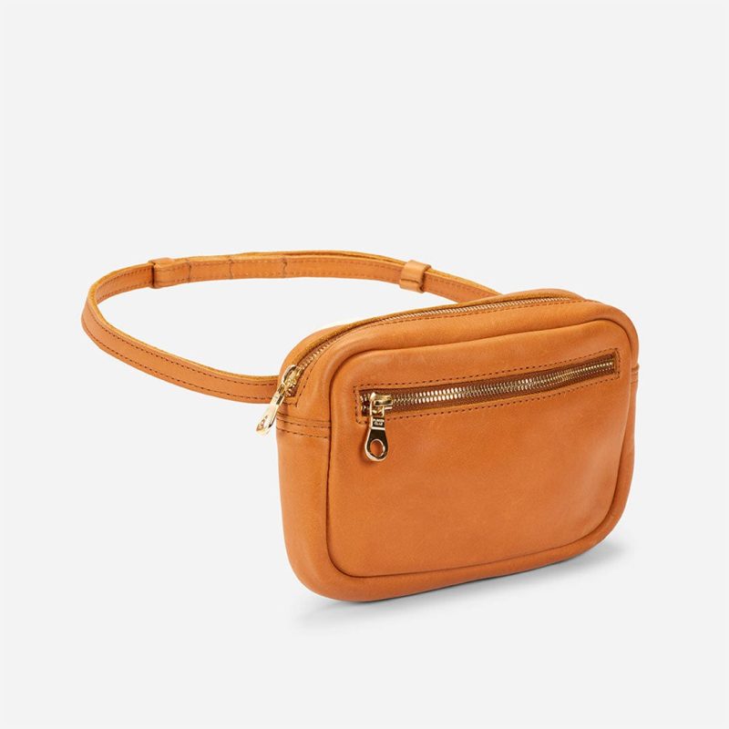 Desta Full-Grain Leather Belt Bag – Handcrafted in Ethiopia