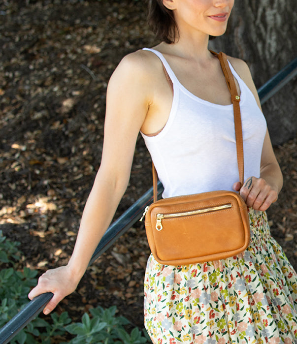 Desta Full-Grain Leather Belt Bag – Handcrafted in Ethiopia - Image 2