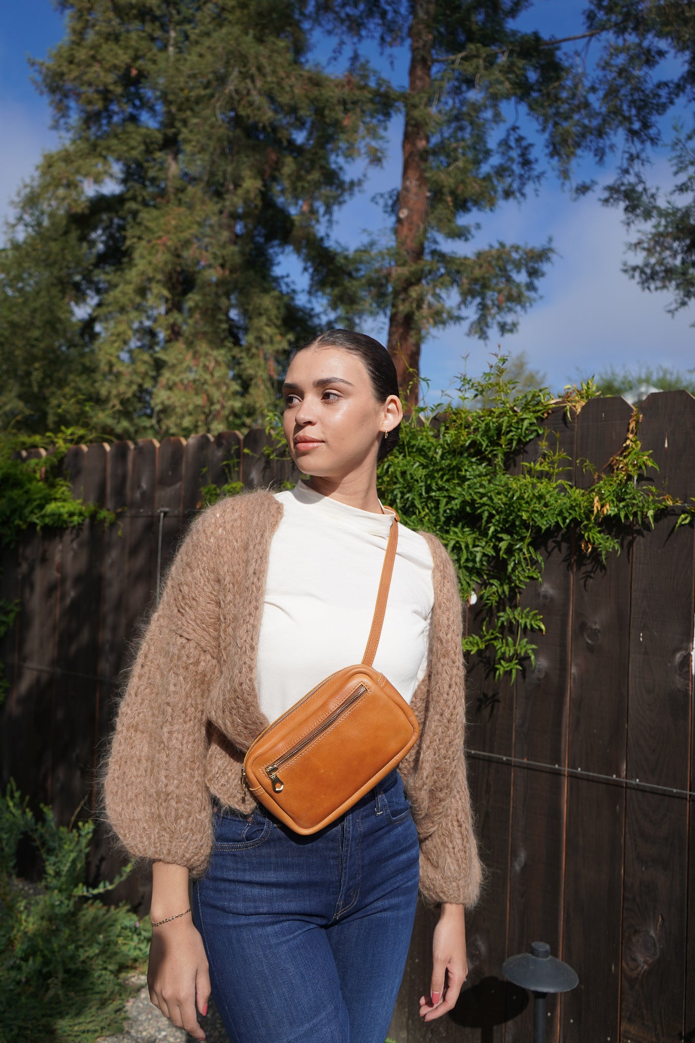 Desta Full-Grain Leather Belt Bag – Handcrafted in Ethiopia - Image 6