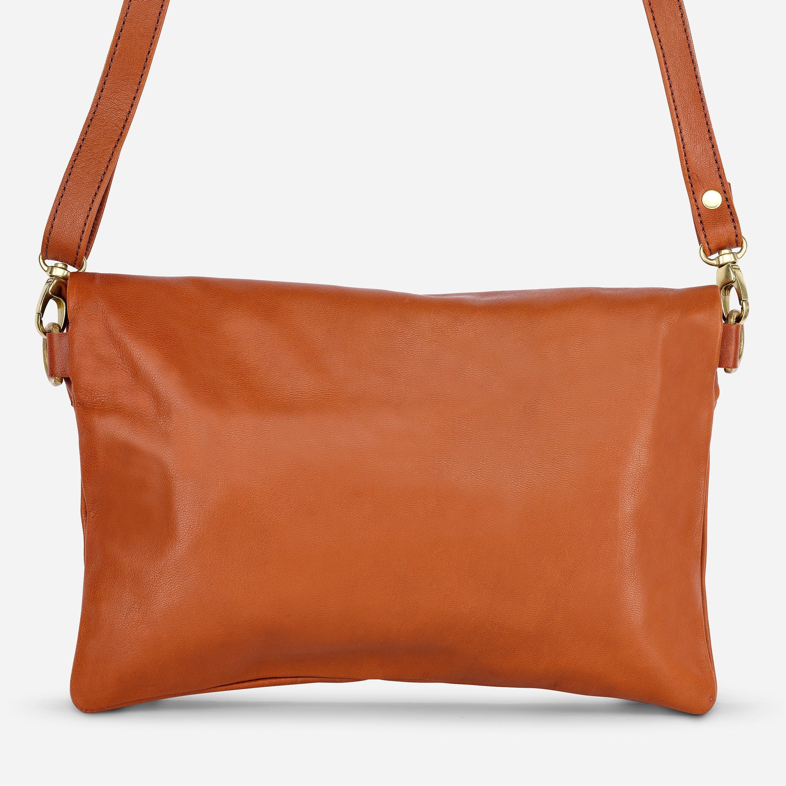 Makeda Full-Grain Ethiopian Goat Leather Crossbody Bag – Handcrafted in Ethiopia - Image 5