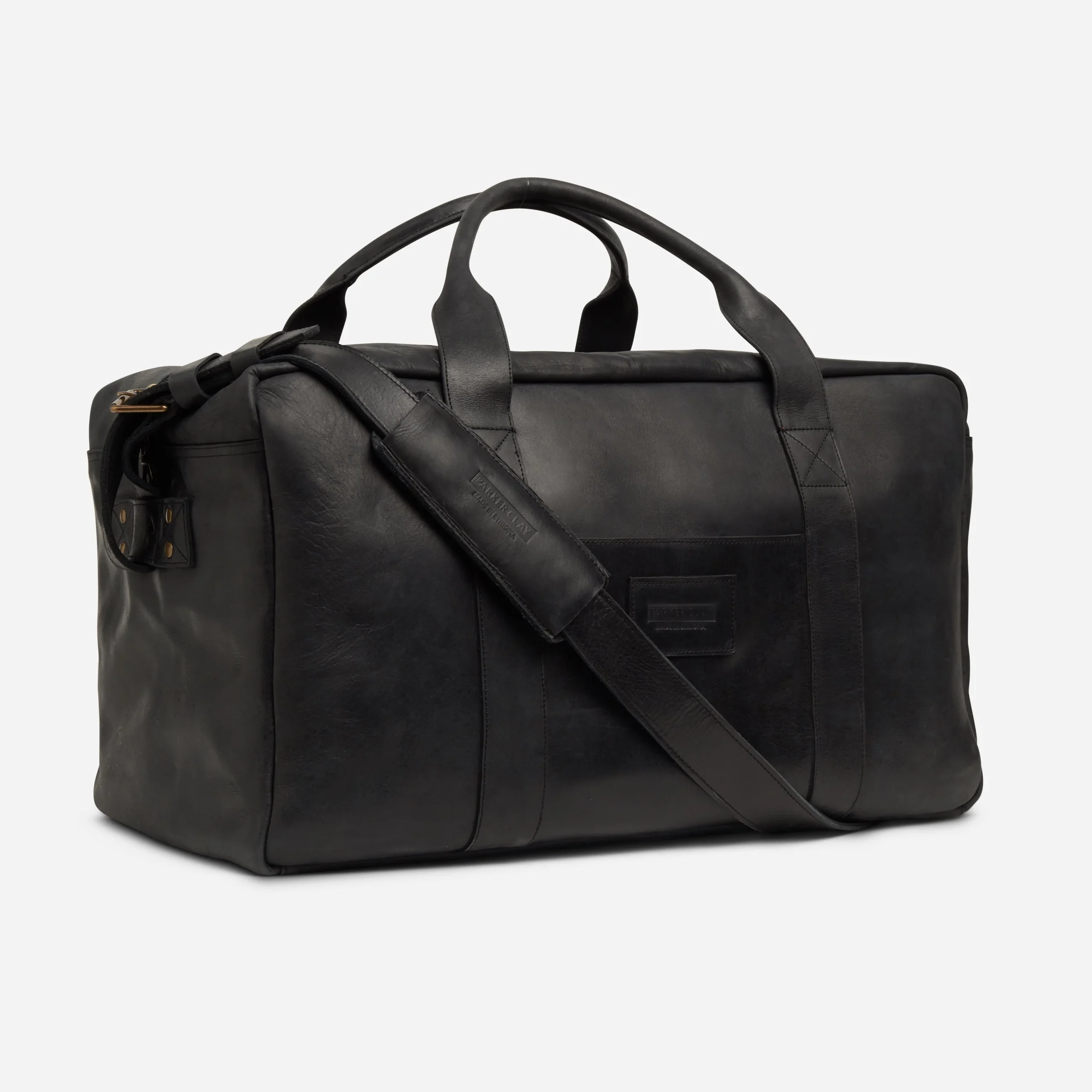 Montecito Full-Grain Leather Weekender Bag – Handcrafted in Ethiopia - Image 3