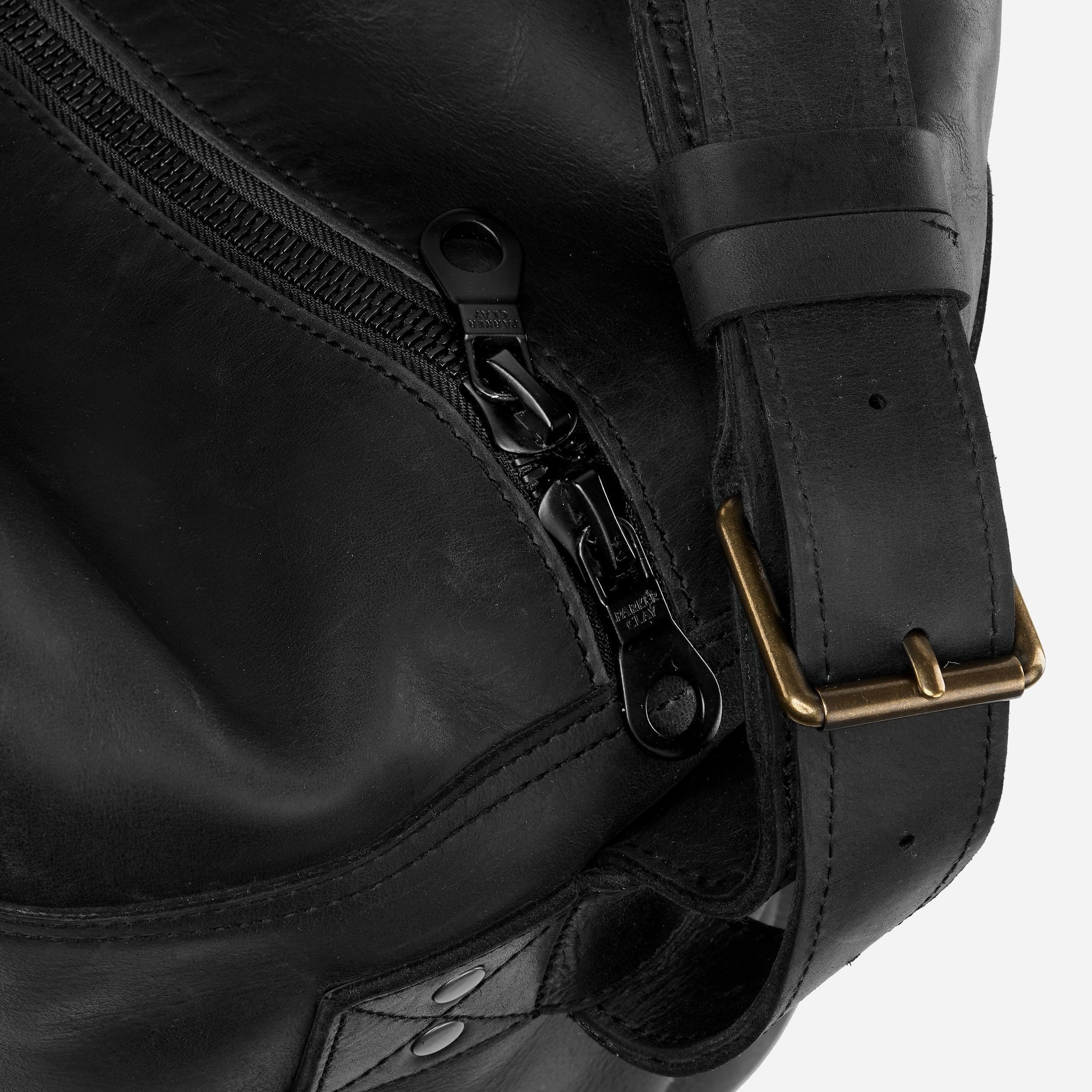 Montecito Full-Grain Leather Weekender Bag – Handcrafted in Ethiopia - Image 4