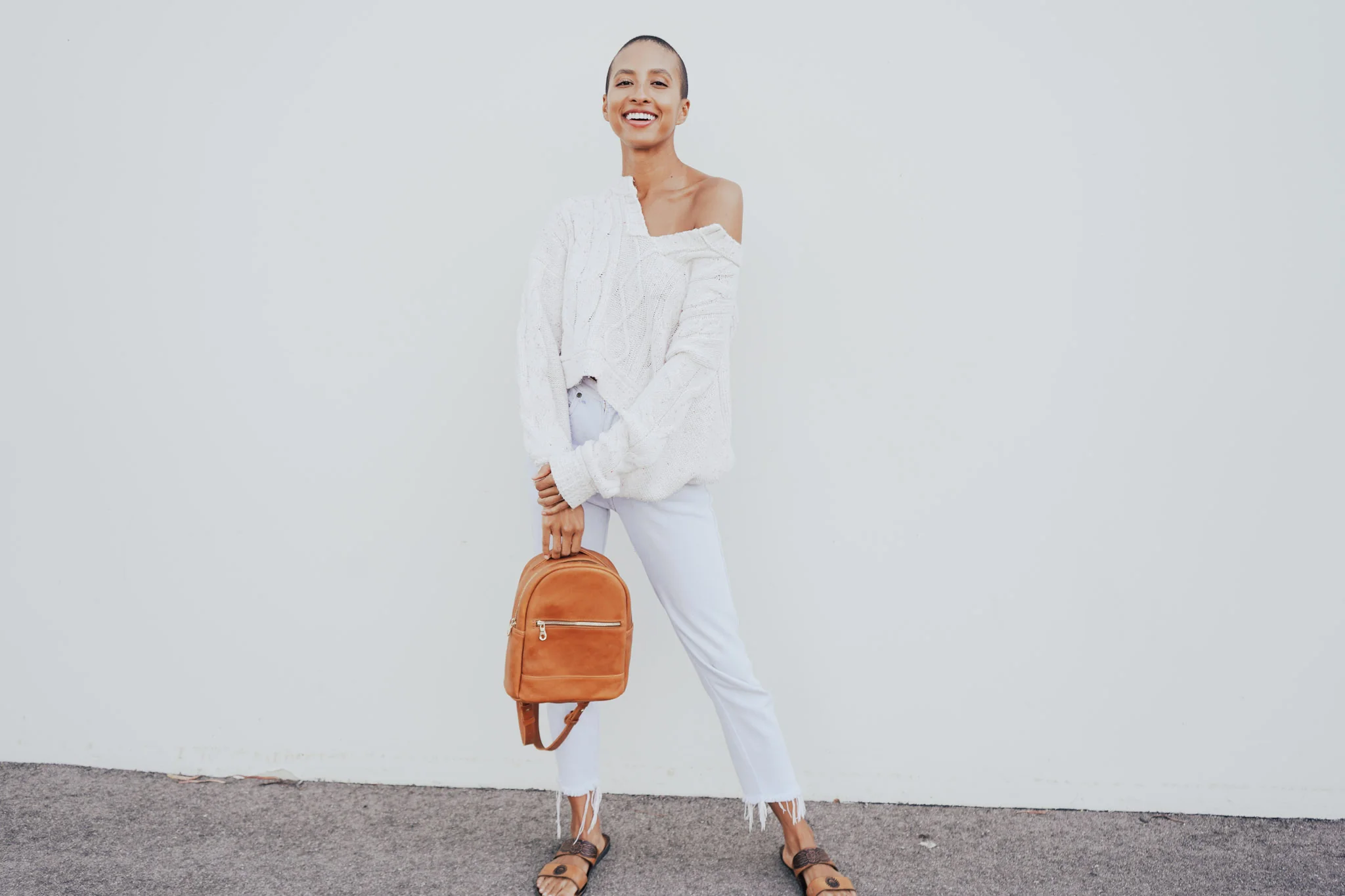 Ella Full-Grain Leather Mini Backpack – Handcrafted in Ethiopia - Image 11