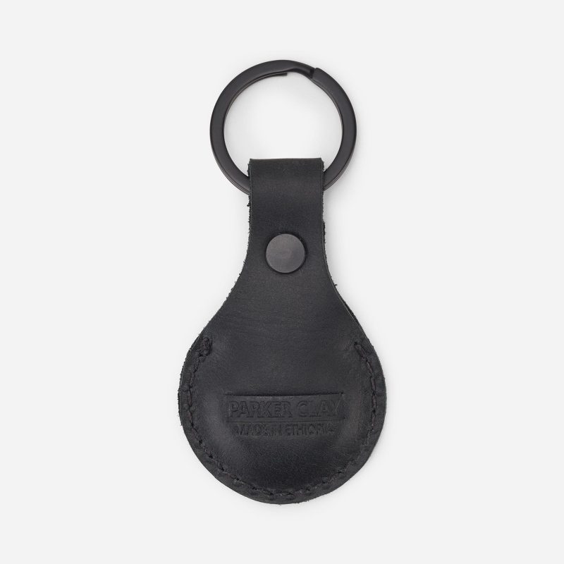 Pom Leather AirTag Case – Premium Ethiopian Leather Clip Case