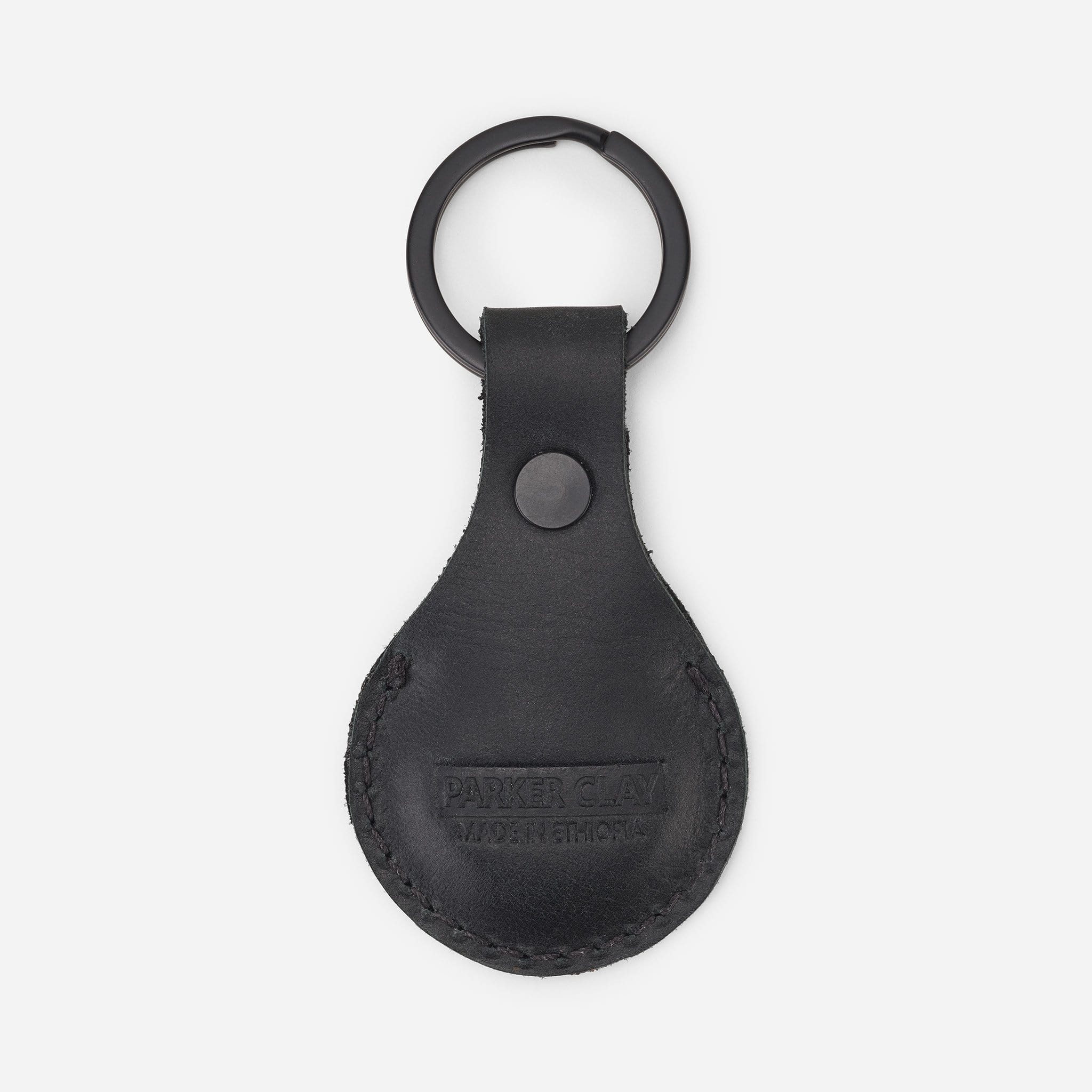 Pom Leather AirTag Case – Premium Ethiopian Leather Clip Case