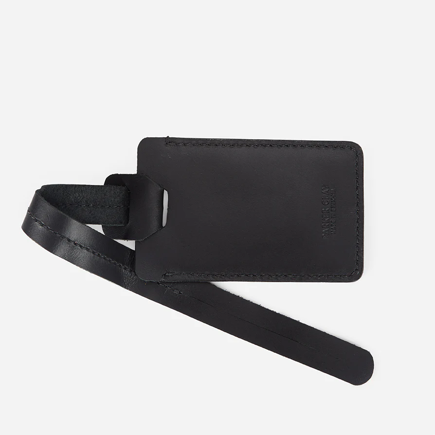 Luggage Tag Holder Full-Grain Leather – Handcrafted in Ethiopia - Image 2