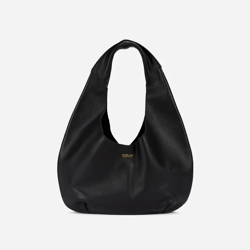 Meron Mini Full-Grain Leather Slouchy Bag – Adera Collection, Handcrafted in Ethiopia