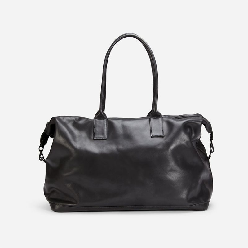 Wilshire Full-Grain Leather Weekender – Adera Collection, Handcrafted in Ethiopia