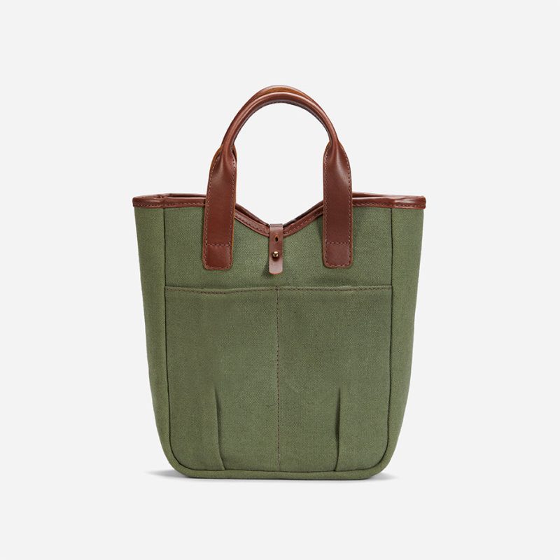 Heritage Full-Grain Leather Whiskey Tote – Green, Adera Collection, Handcrafted in Ethiopia