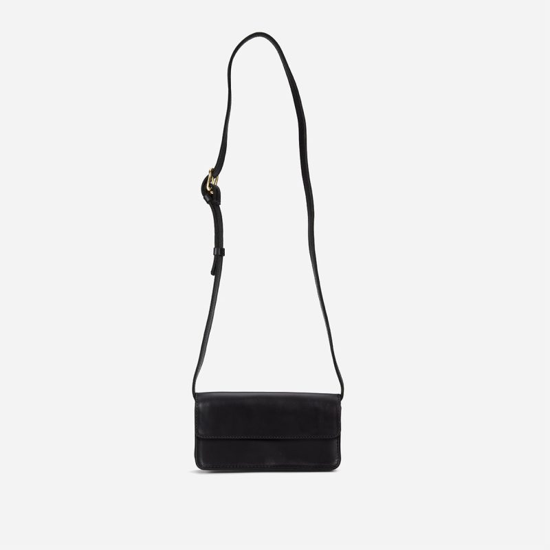 Feven Full-Grain Leather Crossbody Bag – Adera Collection, Handcrafted in Ethiopia