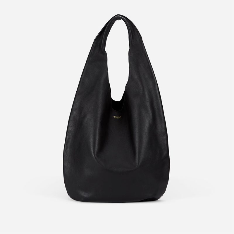 Meron Full-Grain Leather Slouchy Bag – Adera Collection, Handcrafted in Ethiopia