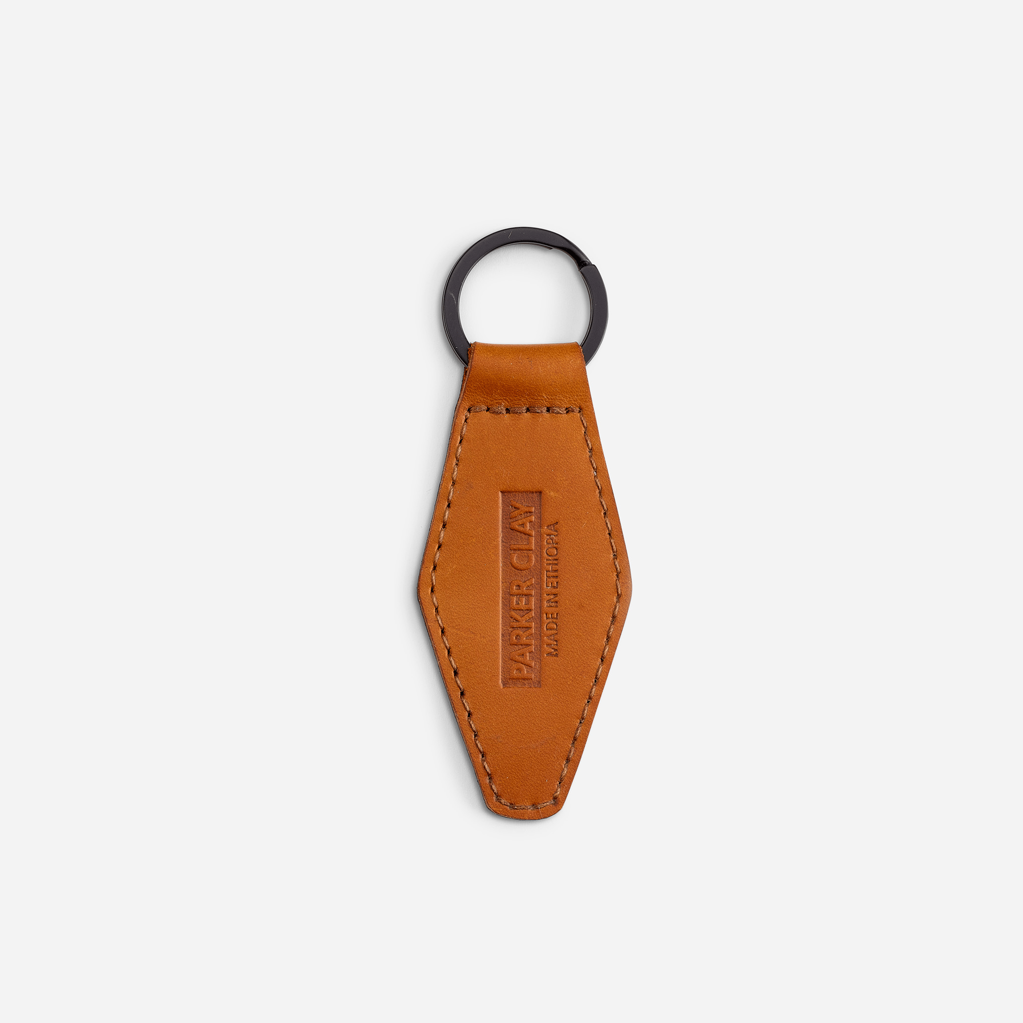 Mekina Full-Grain Leather Keychain – Handcrafted in Ethiopia