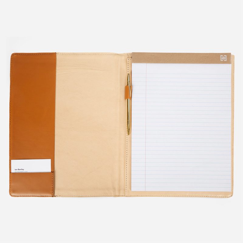 Padfolio Standard Full-Grain Leather – Standard Size, Handcrafted in Ethiopia
