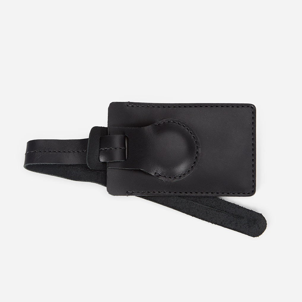AirTag Luggage Tag Holder Full-Grain Leather – Handcrafted in Ethiopia