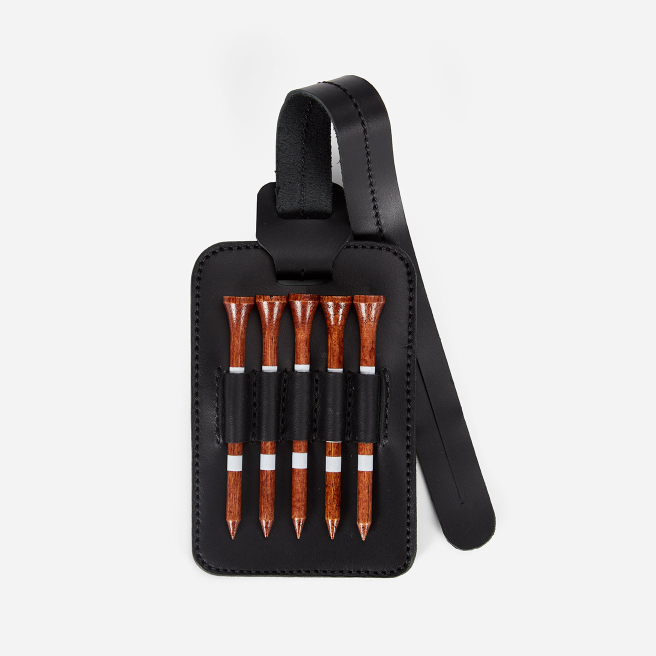 Golf Tee Tag Full-Grain Leather – Handcrafted in Ethiopia