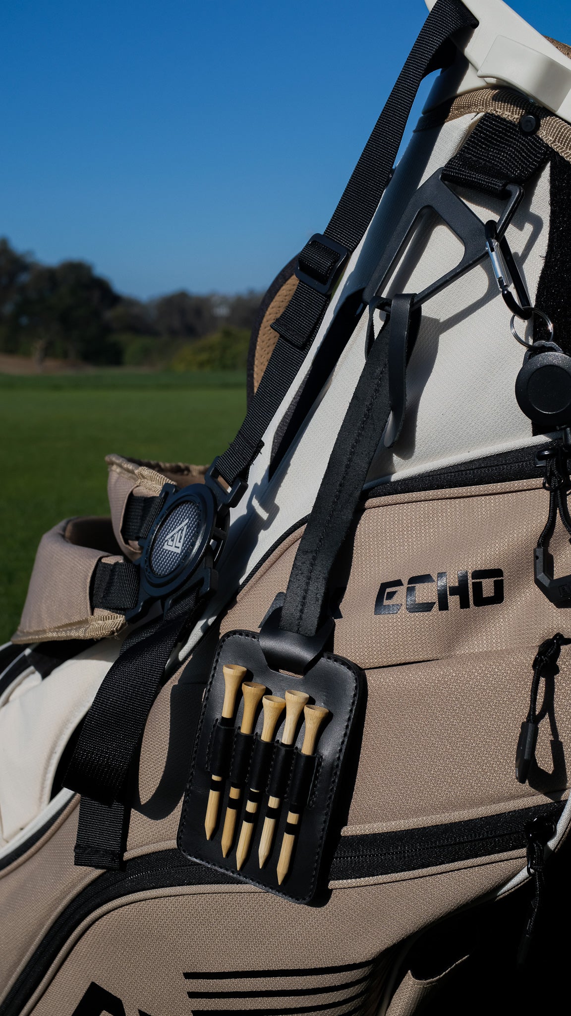 Golf Tee Tag Full-Grain Leather – Handcrafted in Ethiopia - Image 2