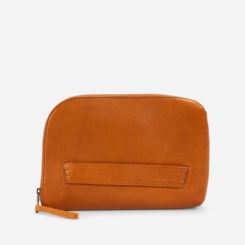 Guzo Full-Grain Leather Utility Pouch – Handcrafted in Ethiopia