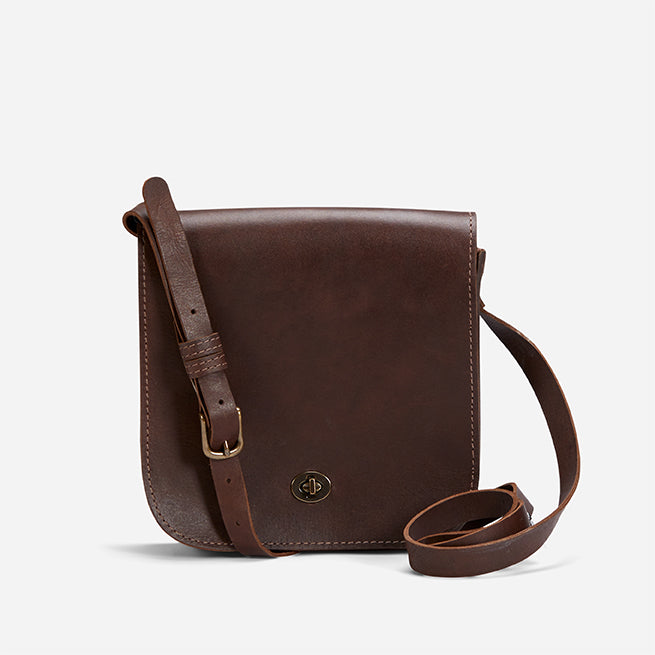 Layla Full-Grain Leather Satchel – Handcrafted in Ethiopia