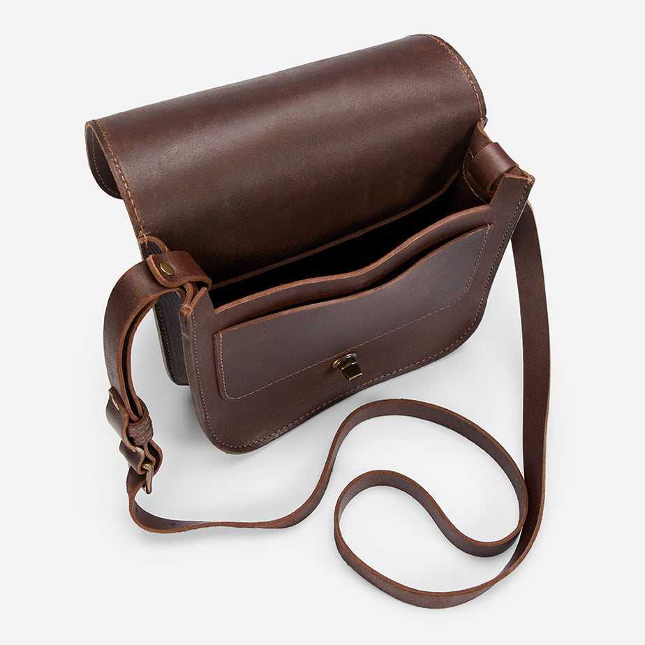 Layla Full-Grain Leather Satchel – Handcrafted in Ethiopia - Image 5